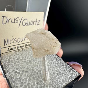 Drusy Quartz - Thumbnail Crystal - Druzy - Druze - Missouri