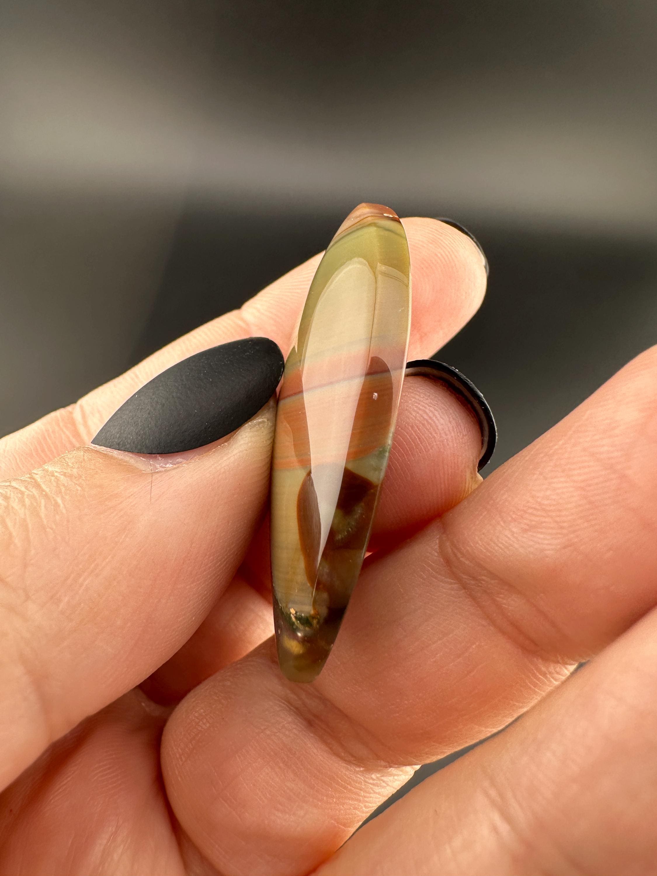 Blue Mountain Jasper - Freeform Cabochon - Oregon - Etsy