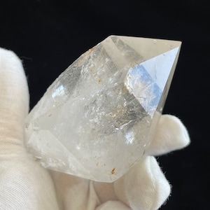 Double Terminated Quartz with Graphite 5.93 Gm Size 10 to 12 mm (10)Brazil  max8497 - Gemological Collections