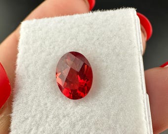 Andesine Feldspar - Checkerboard Cut Faceted Loose Gemstone - 1.6ct