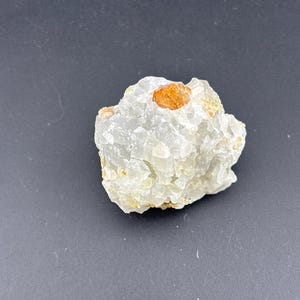 Grossular Garnet on Blue Marble - Crystal Cluster - Pakistan