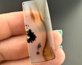 Montana Agate - Rectangular Cabochon - Montana