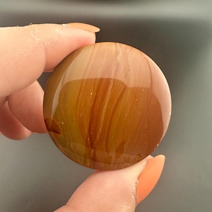 Antelope Jasper - Round Cabochon - Owyhee Mountains - Oregon, Idaho Border