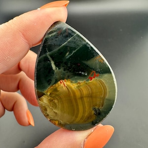 Blue Mountain Jasper - Preform Rough Cabochon - Oregon