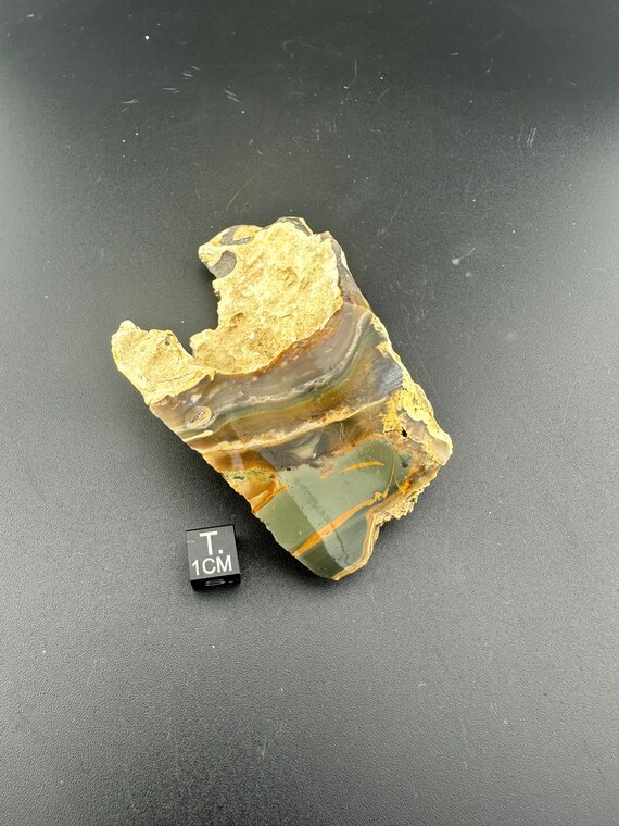 ブルー マウンテン ジャスパー - 球状 - 粗い宝石研磨片側 - 未研磨