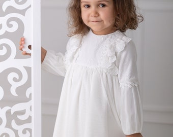 Christening gown, Baptism dress, Christening dress, Baby Girl Dress, Taufkleid, Tulle baptism dress ***HEADBAND GRATIS***