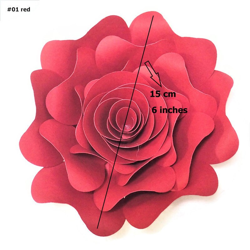 Paper Flowers Wall Paper Flowers Wall Decor Paper Flower Etsy
