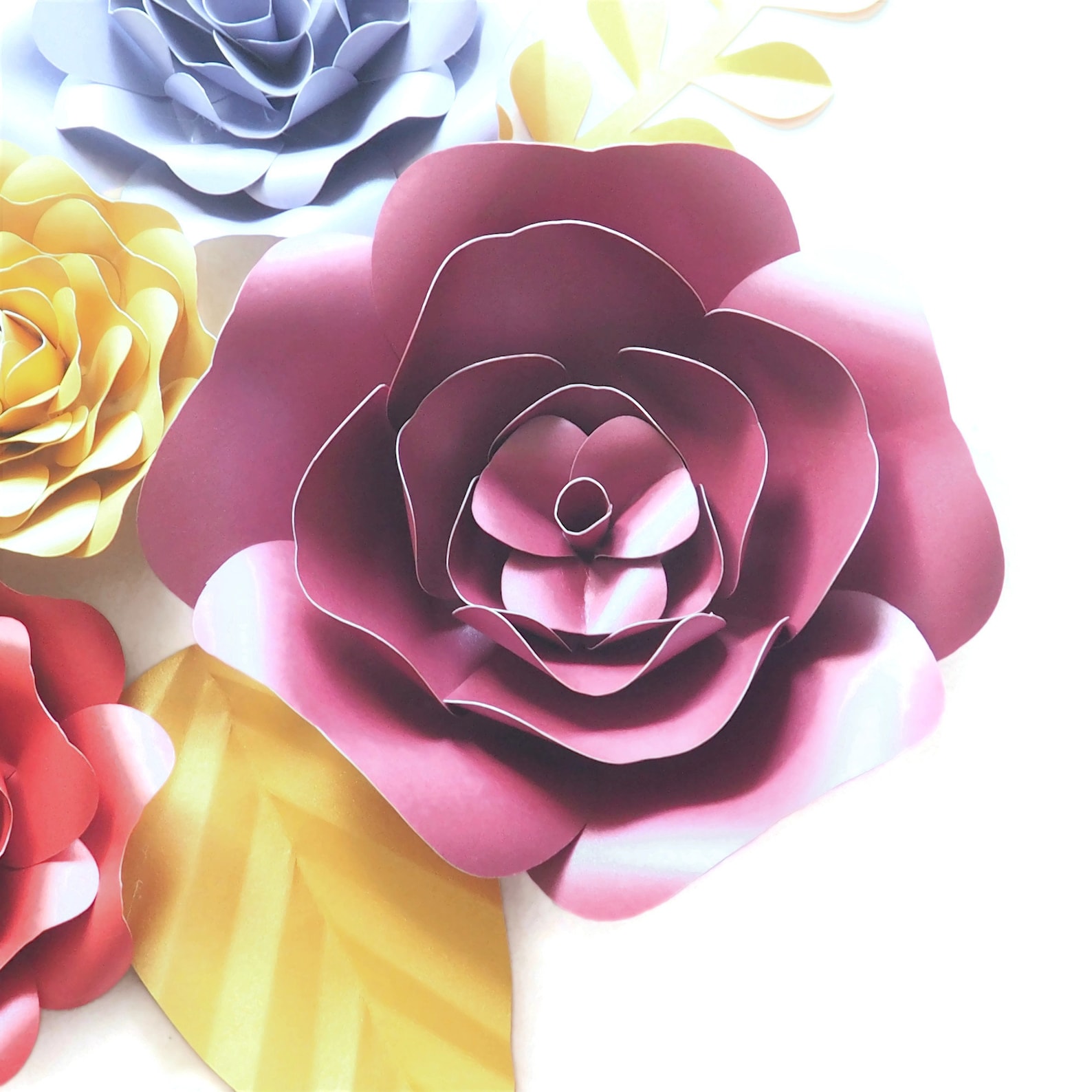 DIY Kits DIY Paper Flowers DIY Cardstock Flowers Giant Etsy