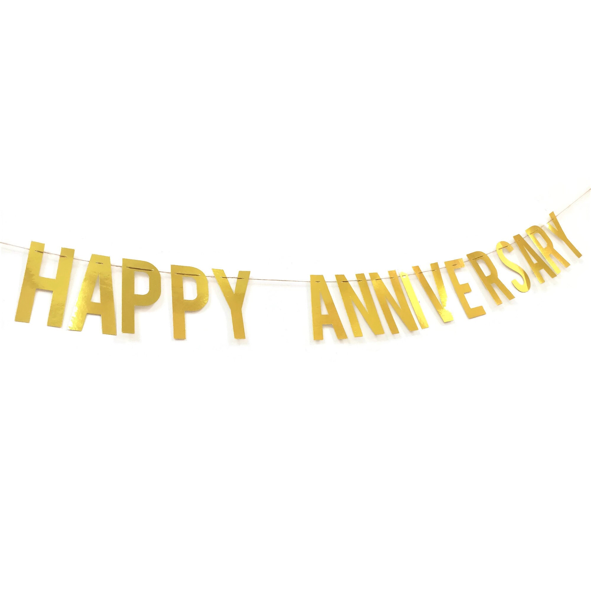 HAPPY ANNIVERSARY Banner Anniversary Backdrops Anniversary | Etsy