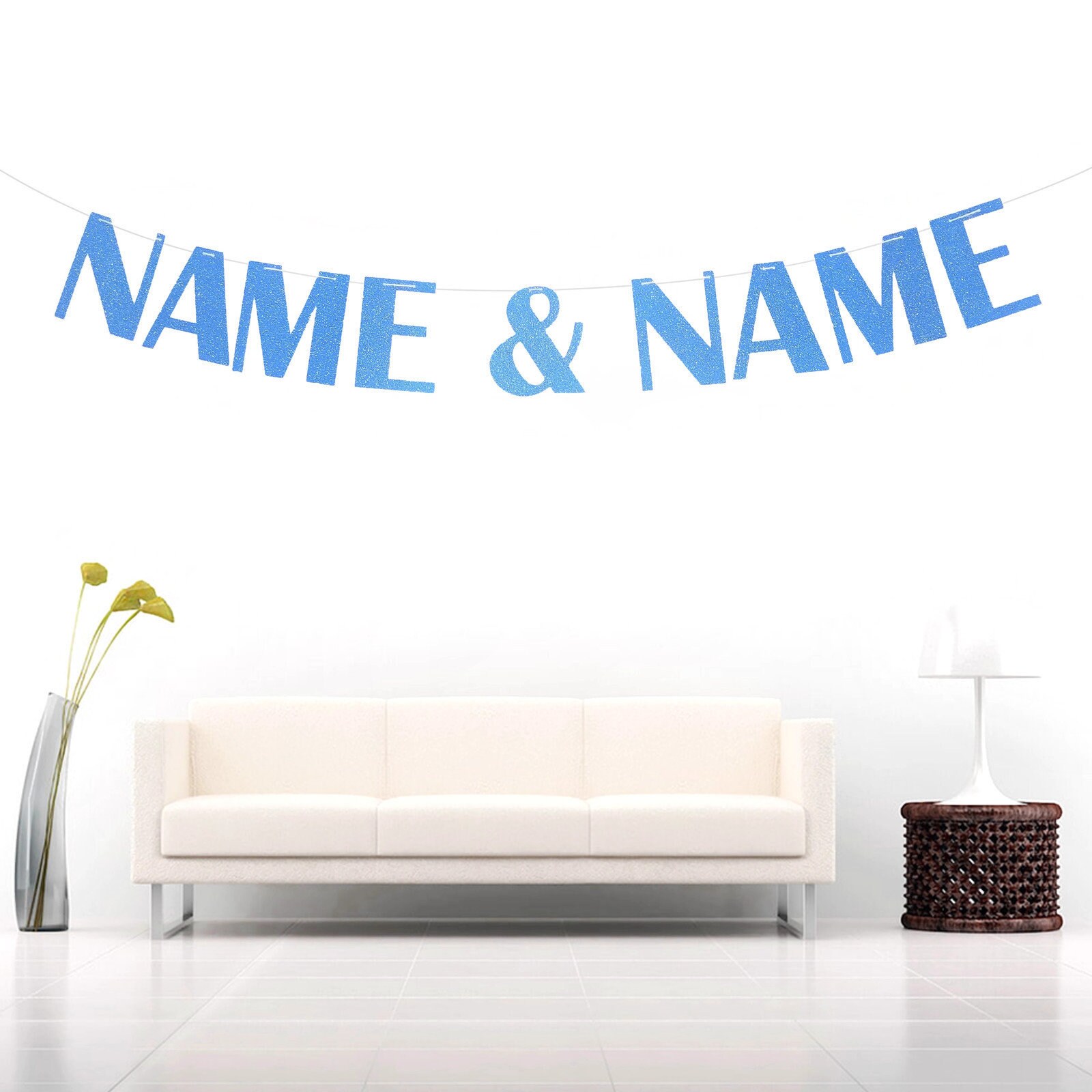 Custom Engagement Party Banner Custom Size Bride and Groom Etsy