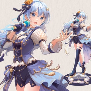 Hololive Hoshimachi Suisei Fan Made Acrylic Standee