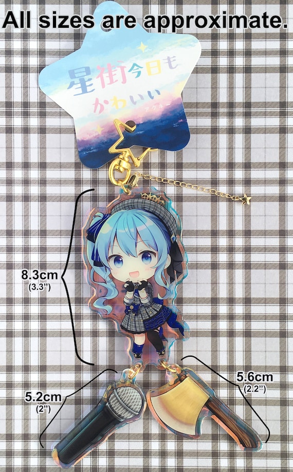 kuu. 星街すいせい アクリルキーホルダー ホロライブ シンガポール イベント kuu. 星街すいせい アクリルキーホルダー ホロライブ