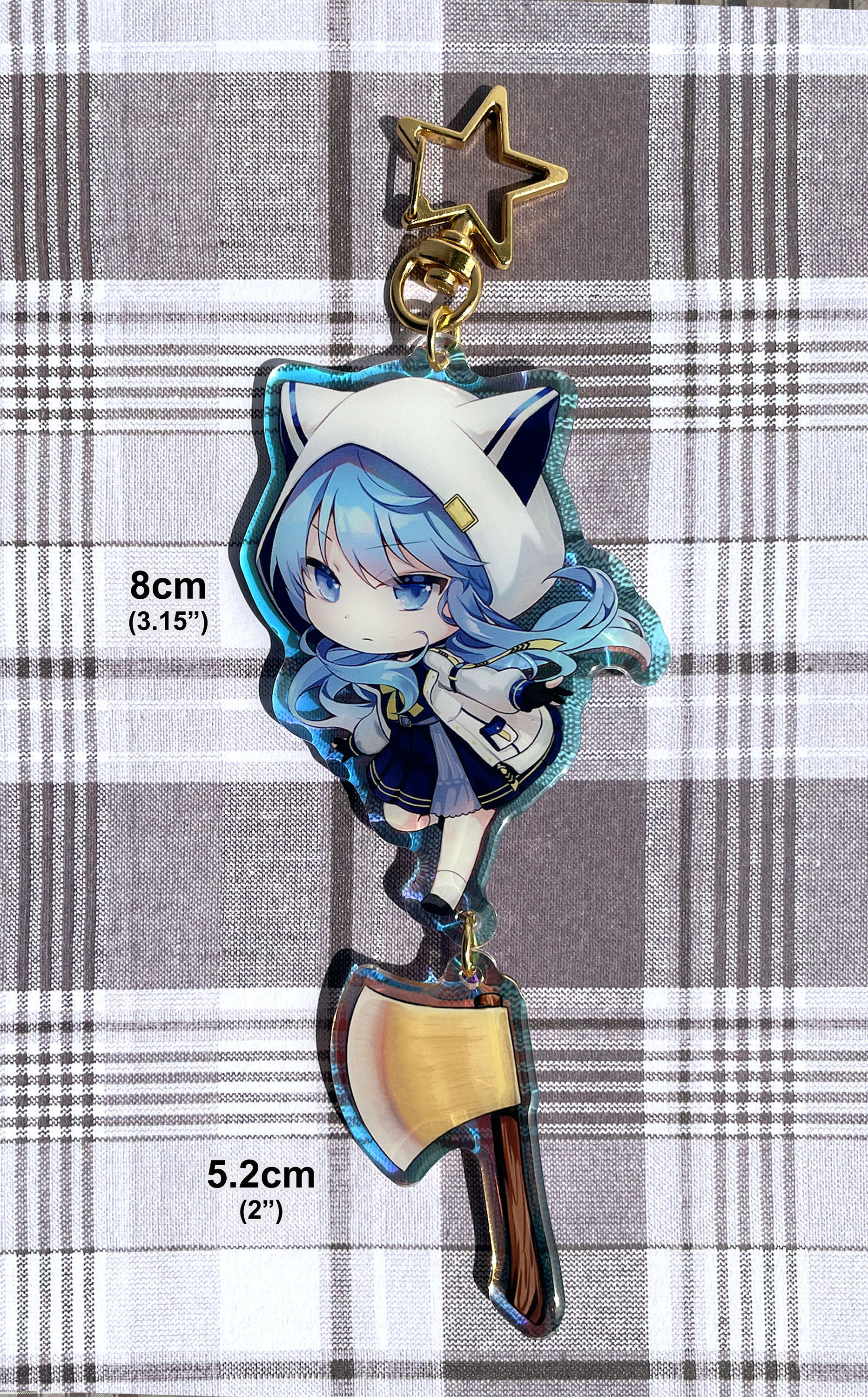 ホロライブ 星街すいせい モーテルキーホルダー ホロライブ 星街すい