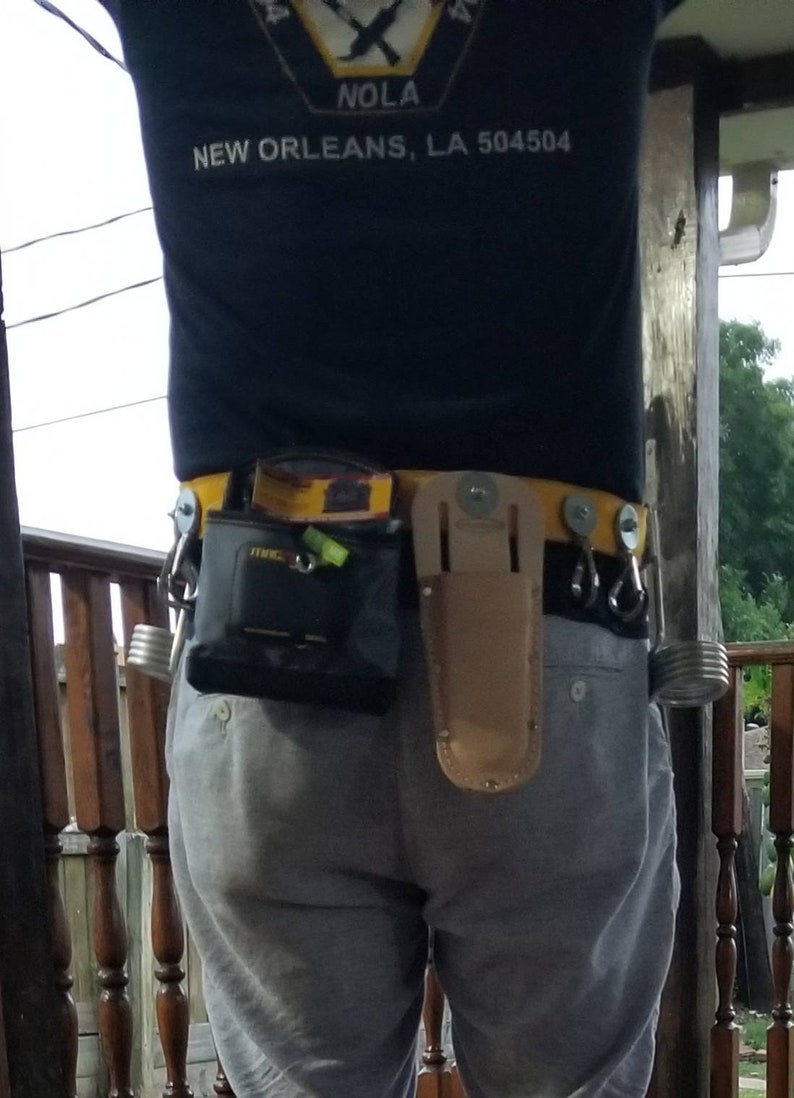 scaffold belt with tools