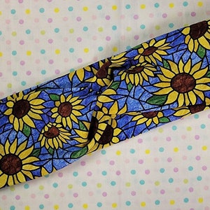 Sunflower Twisted Headbands