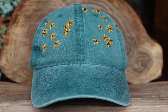 Black-eyed Susan Custom Personalized Embroidery Embroidered Beanie