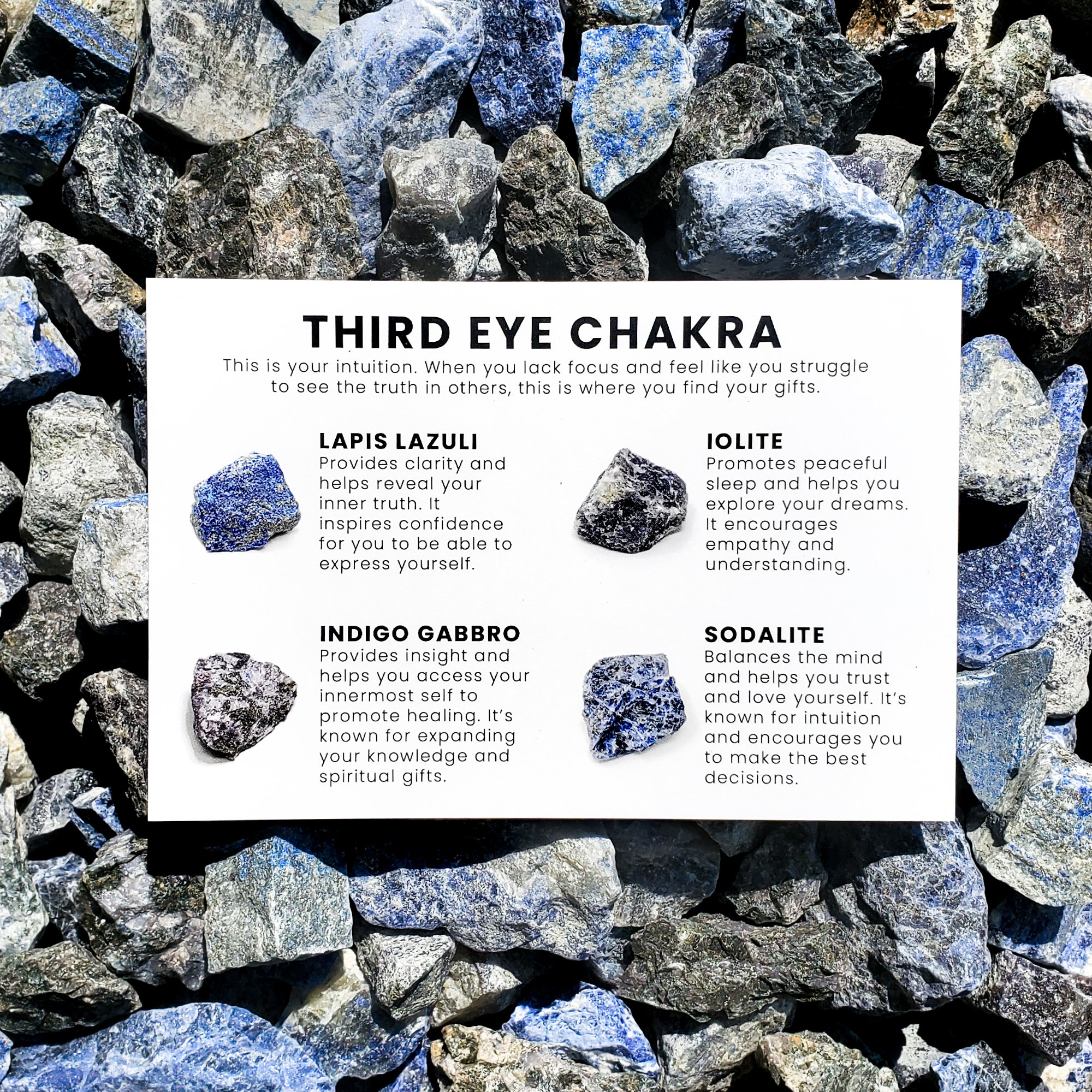 Handmade Quartz Crystal Third Eye Raw Gem Sunnies Raw Amethyst Crystal: Natural Rough Stone, Third Eye Chakra  main image 4