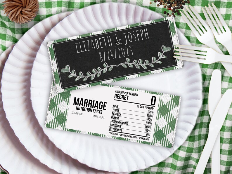 Bridal Shower Chocolate Bar Wrapper Printable Candy Bar Favor - Etsy