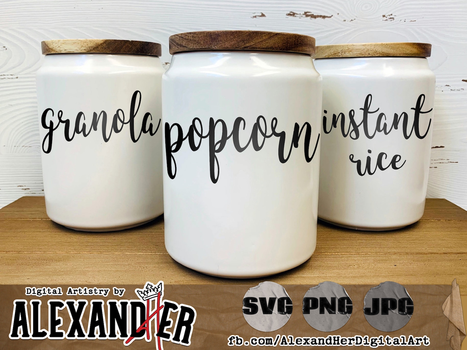 Printable Cursive Kitchen Pantry Label Bundle Food Storage Container ...