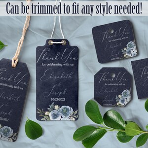 Modern Wedding Favor Tags, Printable Custom Favor Label, Personalized ...