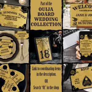 Part of the Ouija Board Wedding Collection. Link in description or search O1 in the shop.