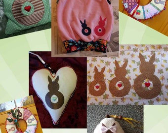 Embroidery file "Herzhasi"