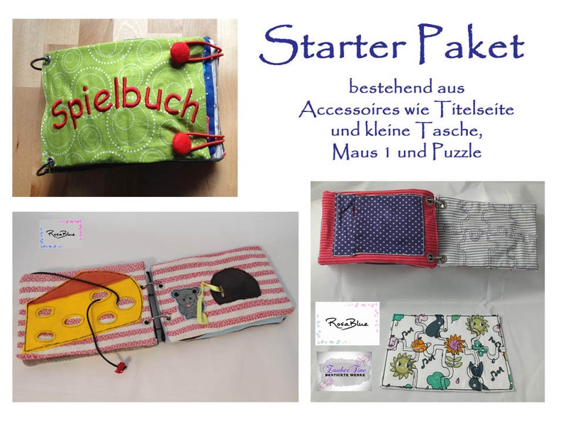 Stickdatei Spielbuch Seiten Starter Paket Bild 1