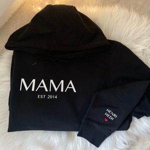 Hooded sweater hoodie personalized individual sweater gift personally mom kids image 5