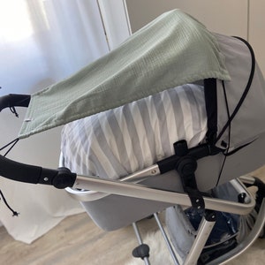 Zonnescherm Zonnebescherming Kinderwagen Buggy Bescherming Muslin