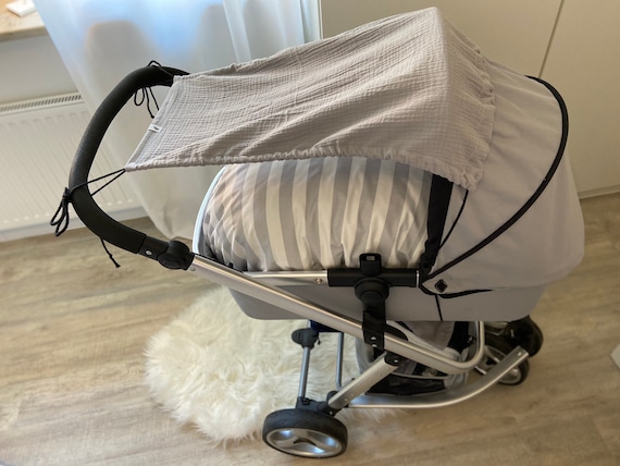 Sonnensegel Sonnenschutz Kinderwagen buggy Schutz Musselin 