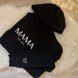 Hooded sweater hoodie personalized individual sweater gift personally mom kids image 6