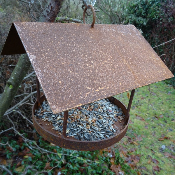 Futterhaus aus Metall für Vögel, zum Hängen