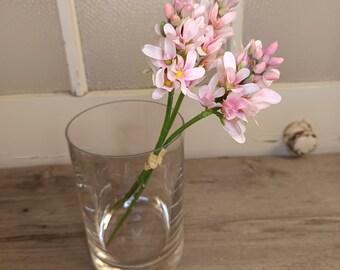 Hyazinthe Rosa, Seidenblumen, 3 Stiele/Bund 30 cm