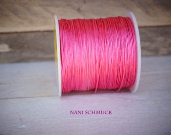 5m Makramee Band 0,8mm (0,20EUR/m) pink Makramee Garn Schmuckband