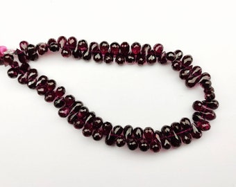 AAA Garnet Beads Faceted Flower Briolettes Faceted Garnet | Etsy