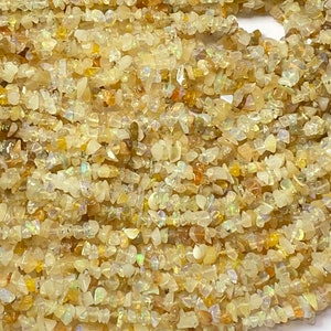 Ethiopian Opal Chips Centre Drilled Opal Heishi Beads Wholesale Opal Uneven Shape 34&quot;Strand .LT-242
