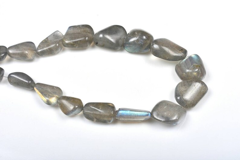 18beads..b846 9Strand 8\u00d711-13\u00d718mm Labradorite Fancy Shape Natural Labradorite Smooth Plain Nuggets Beads