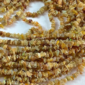 Ethiopian Opal Chips Wholesale Lot Multi Colour Opal Heishi Beads Wholesale Opal Uneven Shape 32&quot;Strand (8 Strands).LT-242