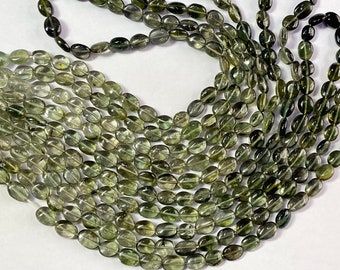 Multi Tourmaline Smooth Oval Shape Beads Natural Gemstone Plain Oval Shape Good Quality 14"Strand .LT-57B