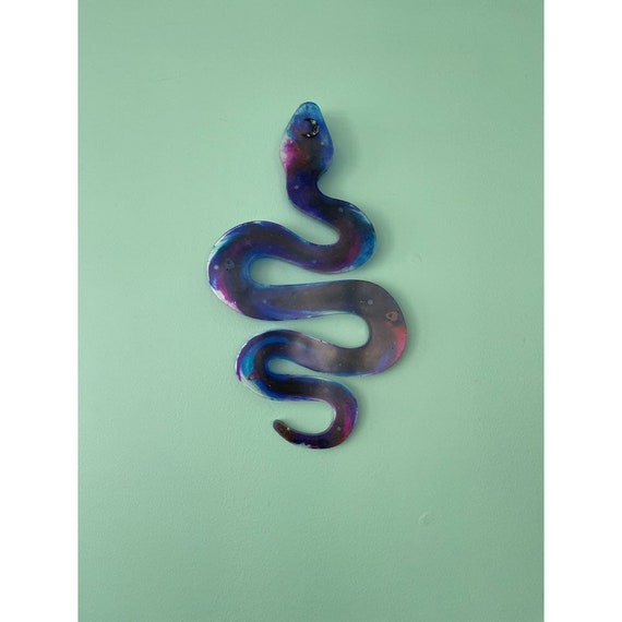 Galaxy Snake Art / Wall Decor - Etsy