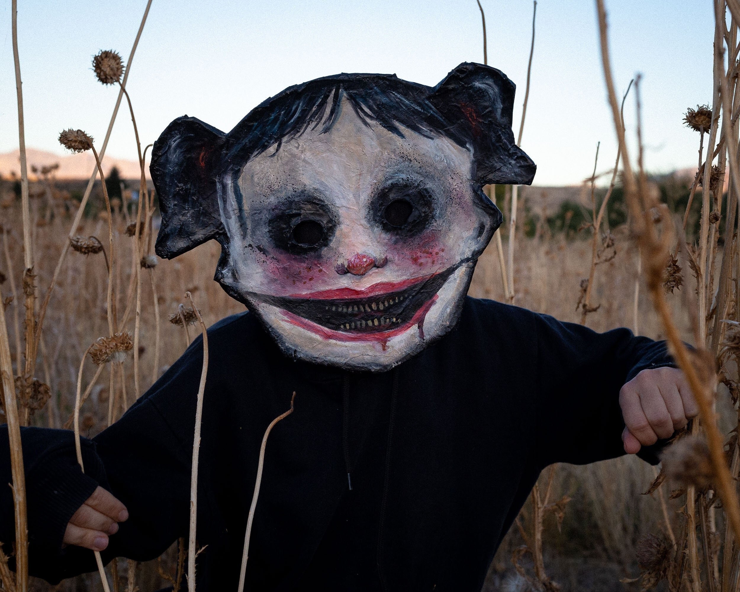 SAFIGLE Full Face Women Men Masquerade Mask Halloween Mask Mardi Gras Mask Creepy