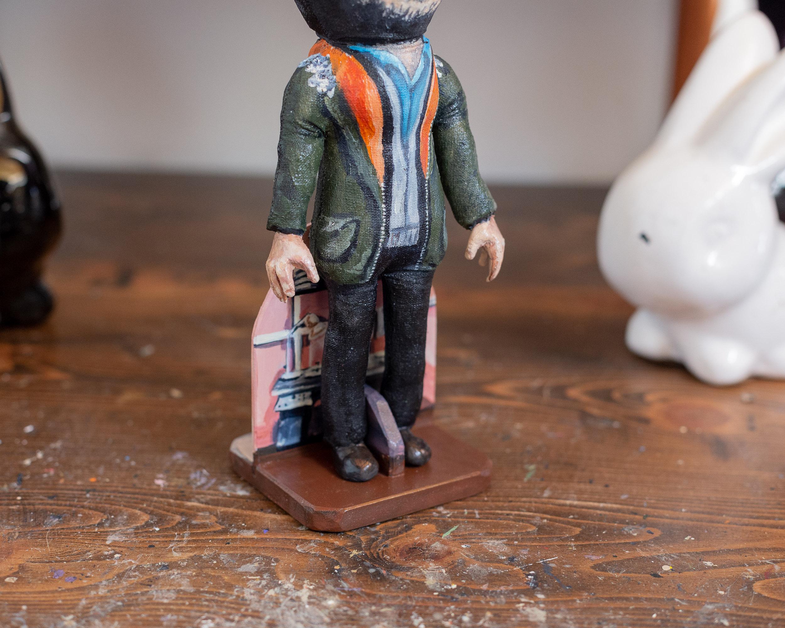 スタンリー キューブリック人形、キューブリック フィギュア アート人形、シャイニング、手描きアート、手作り人形、手作り人形、コレクター人形 -  Etsy 日本