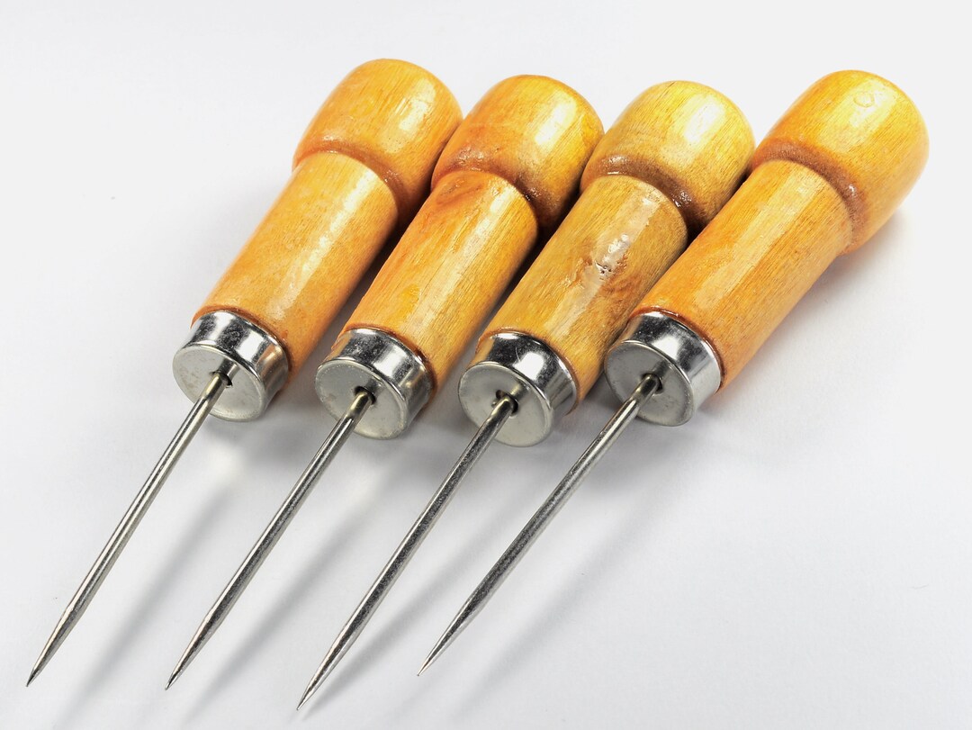 Awl, Sewing Awl, Stitching Awl, Leather Awl, Crochet Needle Wood