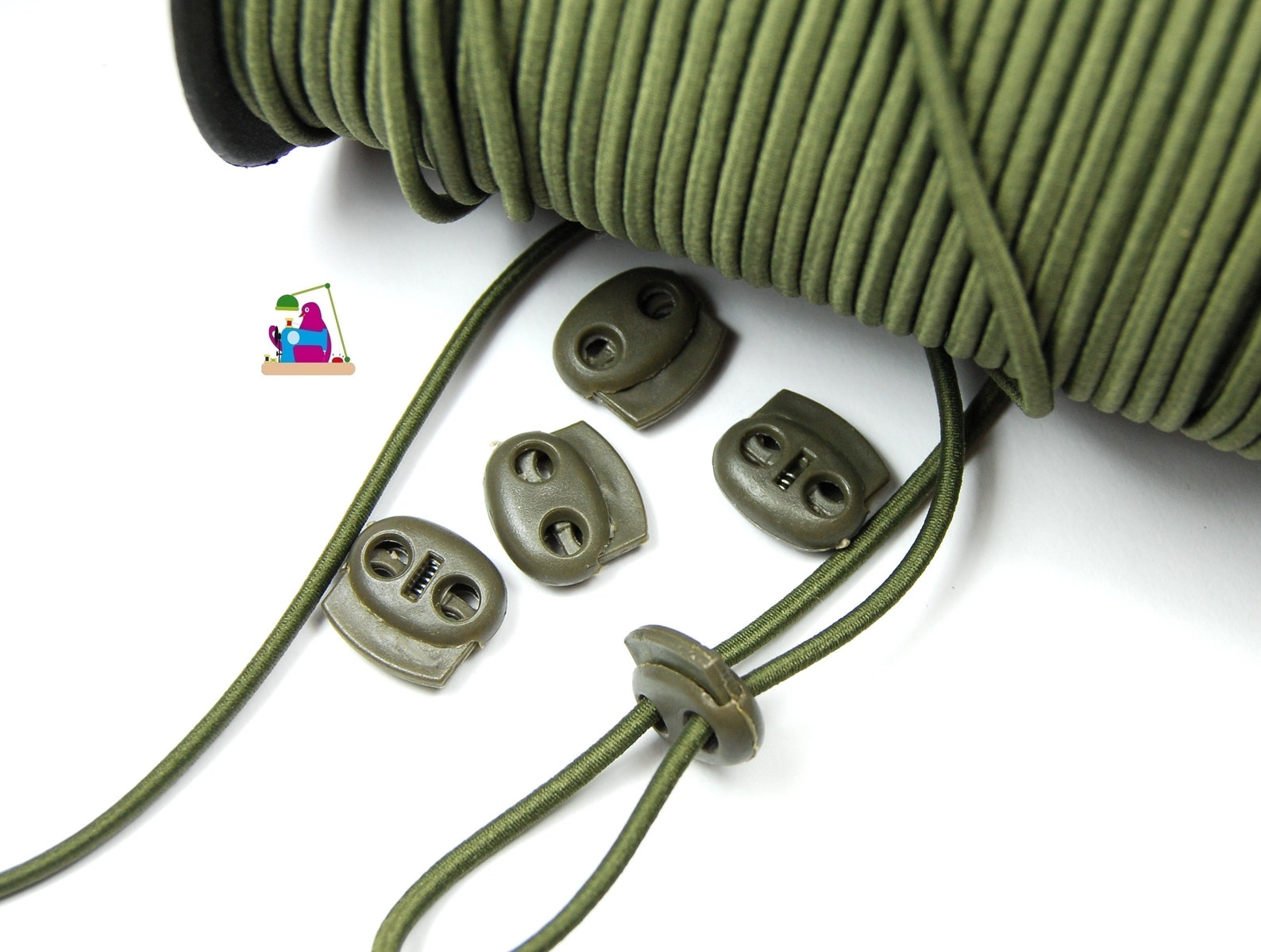 Cord Stopper Type S small 3 Mm Cord Stopper Black Cord Etsy