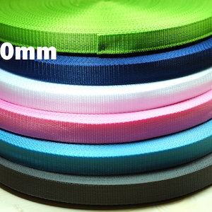 Gurtband 20mm Schlüsselband webbing gurtband blau rosa grün grau weiss meterware polyester webbing Polypropylen Gurtband gute Qualität