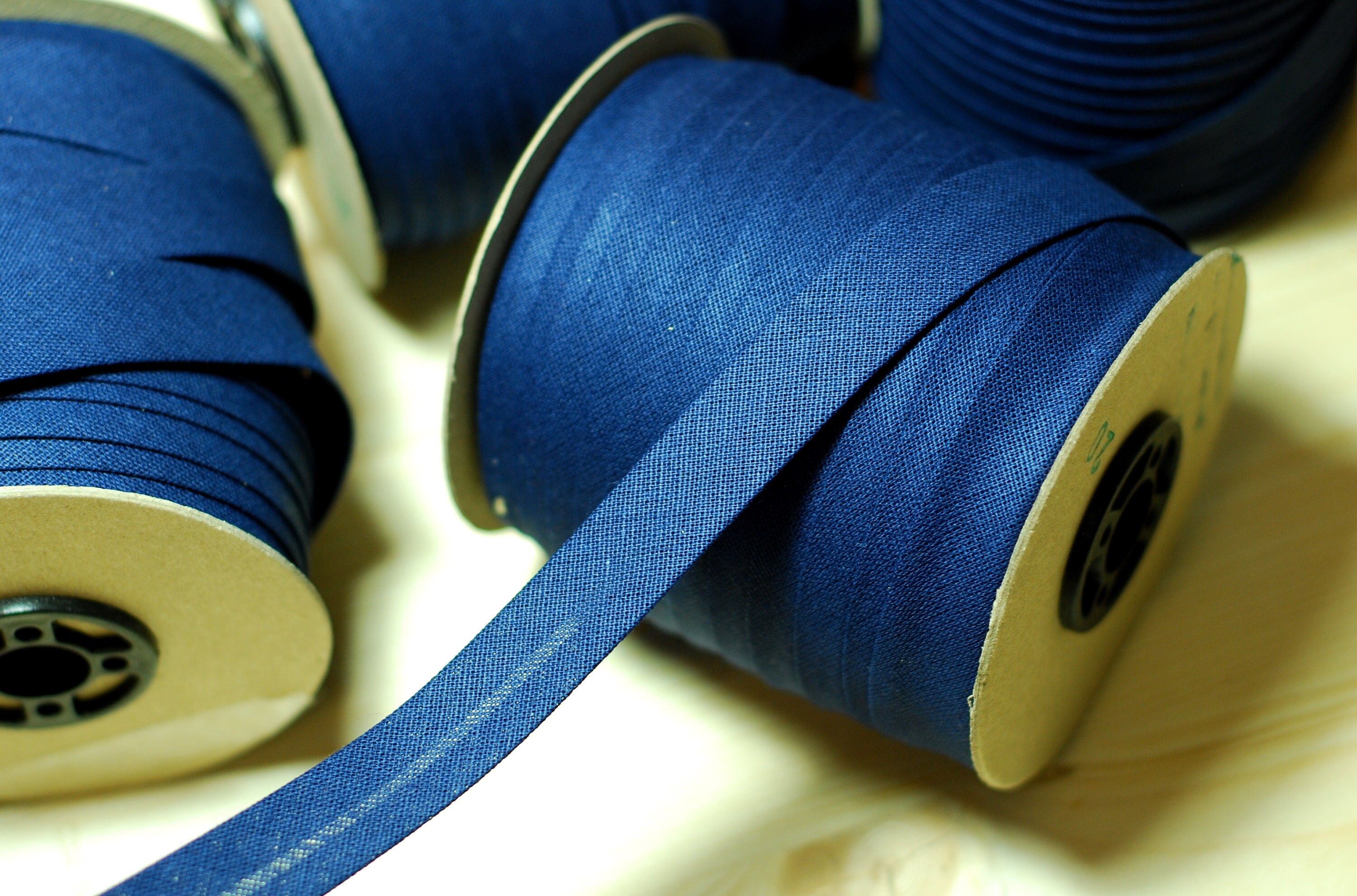 Piping ribbon gauge 18 mm cotton inclined ribbon sealant navy | Etsy