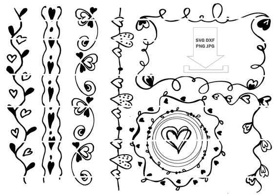 Download Heart Svg Border Watercolor License Download License Clipart Clipart Doodle Svg Circle Svg Borders Svg Florales Circles Frames Svg Craft Supplies Tools Framing