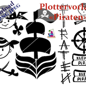 File plotter pirata ancora teschio nave clipart grafica vettoriale compleanno trama, plotter, file plotter, file trama, festa pirata compleanno