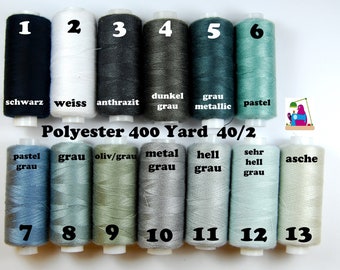 1pcs sewing thread polyester 400 yards 40/2 11 colors black gray light gray olive sew sewing diy yarn overlock yarn sewing thread blue green closer to everything