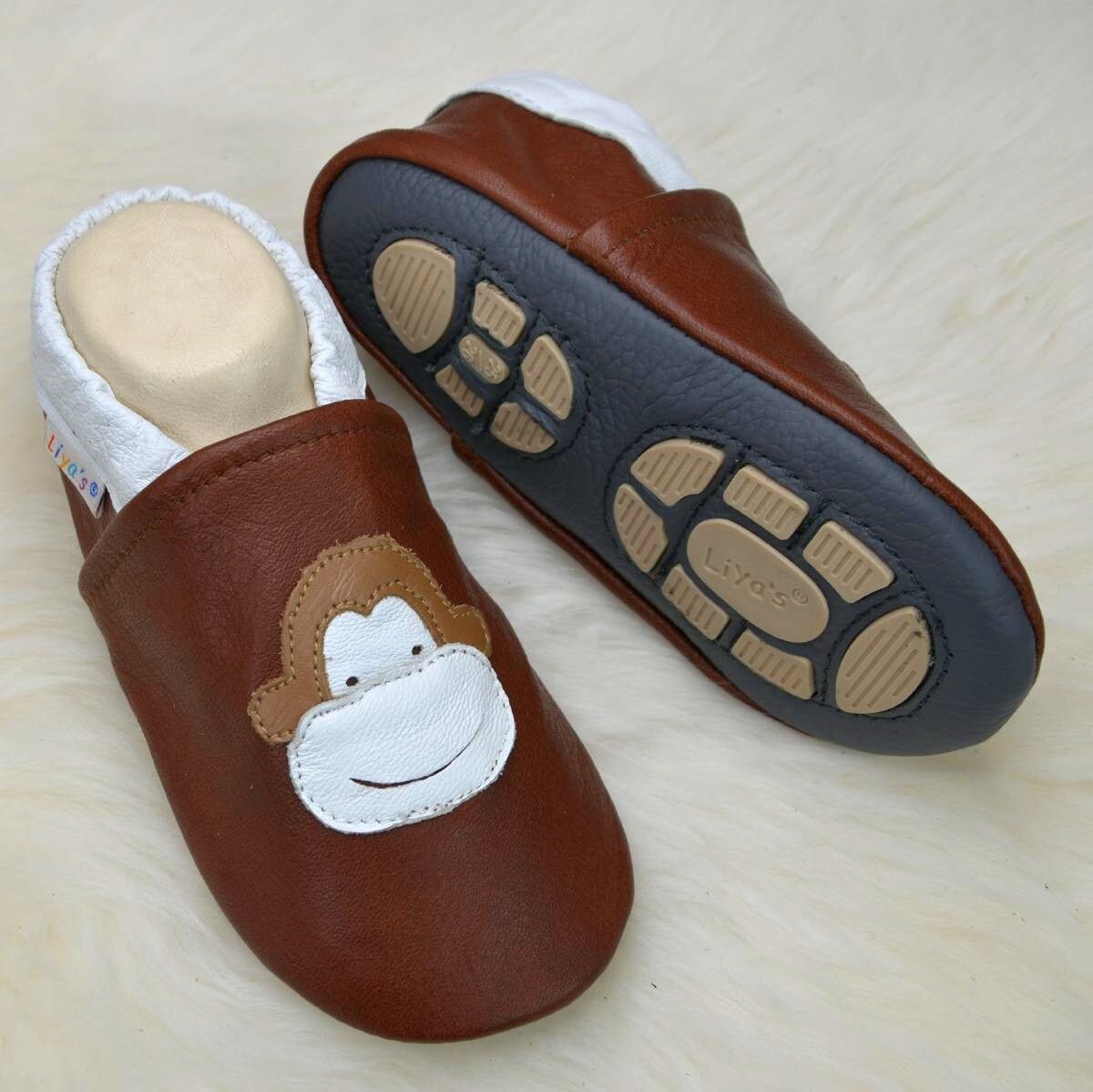 Monkey Slippers - Etsy UK